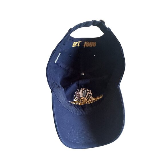 Indianapolis Motor Speedway Navy Blue Adjustable Hat With Embroidered Logo & Est - Picture 4 of 6